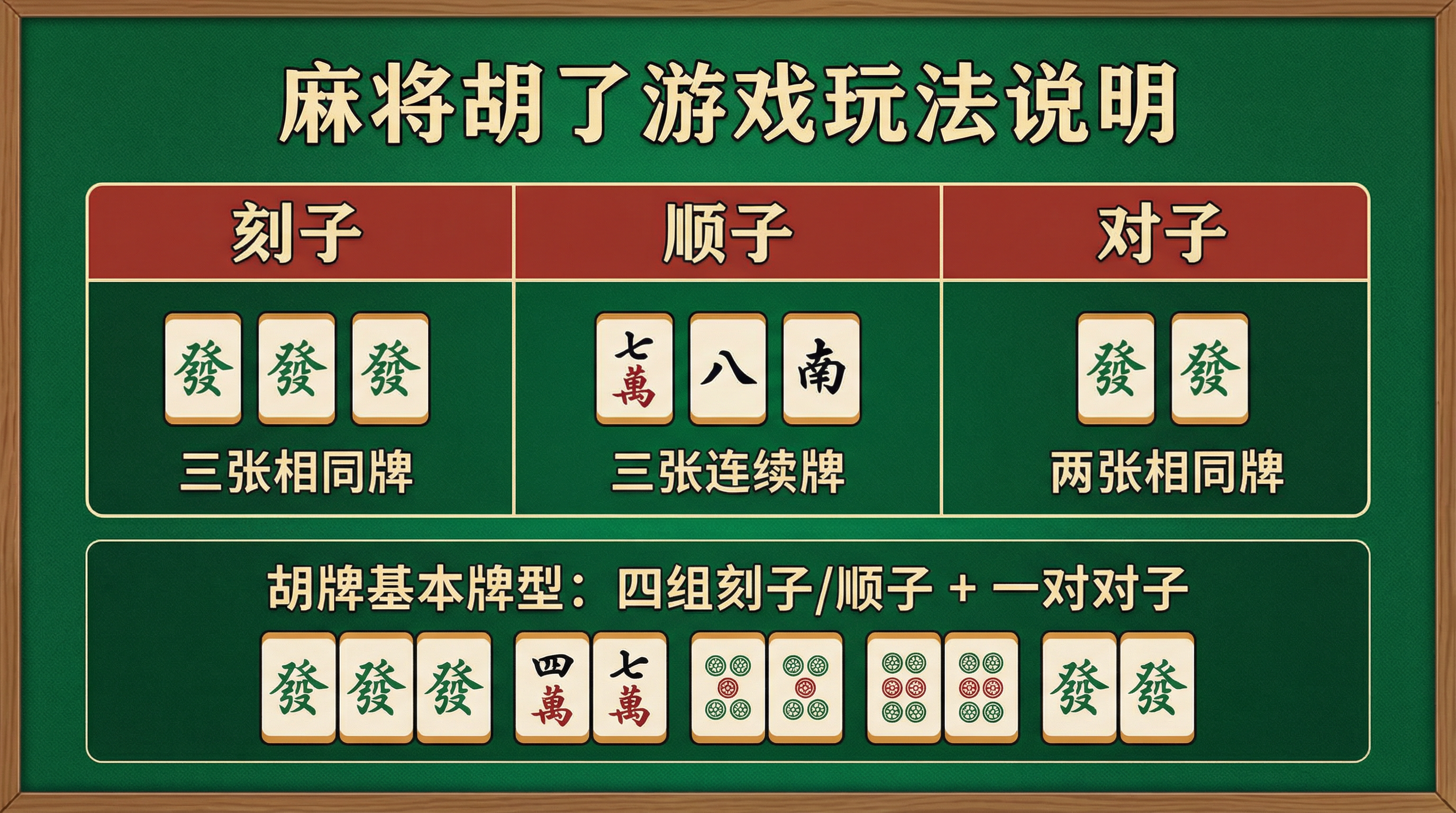 麻将胡了游戏玩法说明图1 - 赢线路径和基本规则